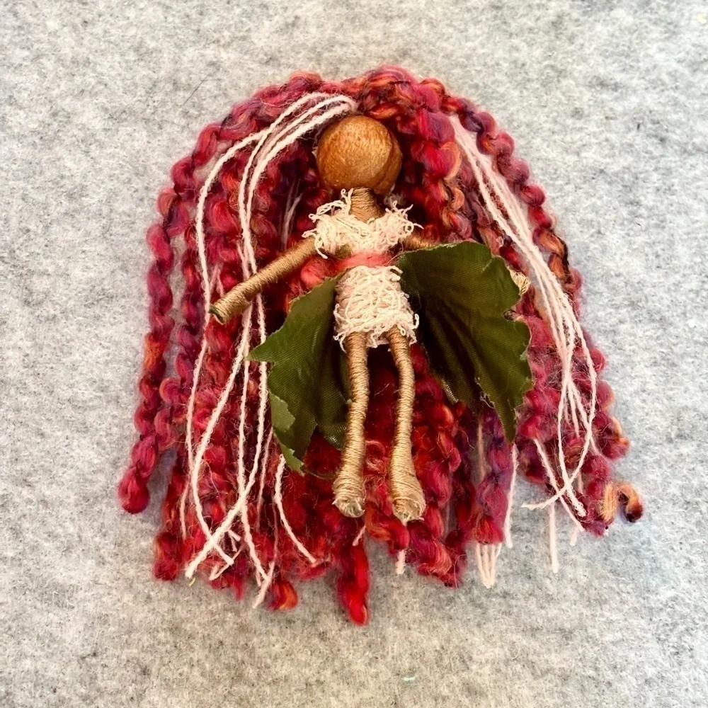 Custom handmade Waldorf style yarn doll